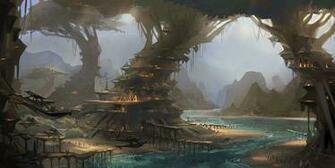 Beautiful Kashyyyk Landscape Star Wars Corellian Rebel Pilots