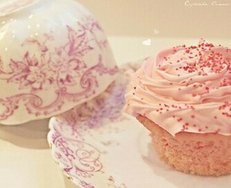 Pink Cupcake Wallpaper
