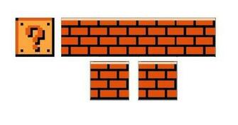 Bit Mario Brick Block Super Bros
