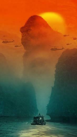 Kong Skull Island Phone Wallpaper In Movies