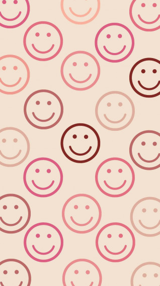 Preppy Smiley Aesthetic Wallpaper