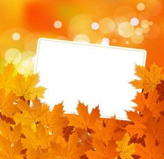 Fall Of Maple Leaf Elements Background Vector