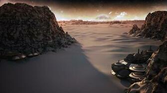 Planets Science Fiction City In The Sky Cities Wallpaper Background