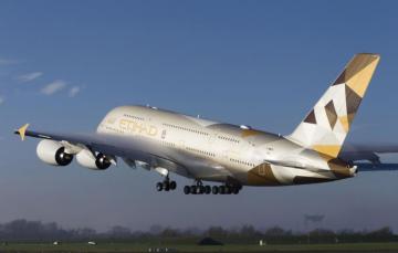 Wallpaper The Plane Liner A380 Rise Airbus Etihad Airways