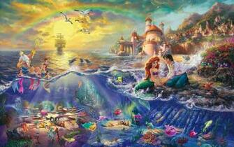 The Little Mermaid Computer Wallpaper Desktop Background