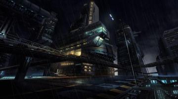Wallpaper Sci Fi Building Future Fiction