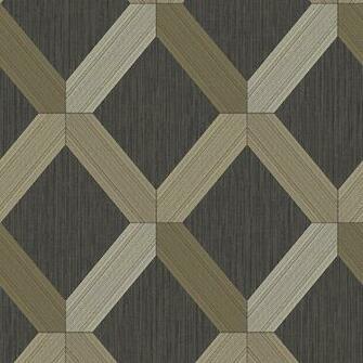 Lozenga Black Gold Wallpaper And Wallcoverings From Holden Decor