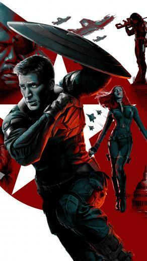 Captain America The Winter Soldier Phone Wallpaper