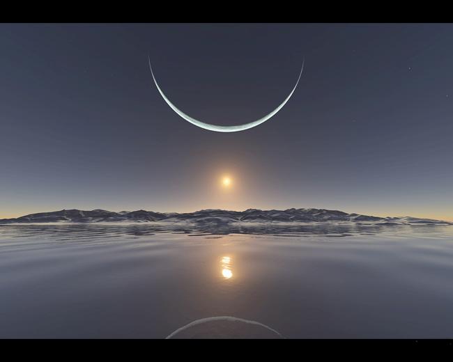 Sun Moon Stars Wallpaper Custom HD