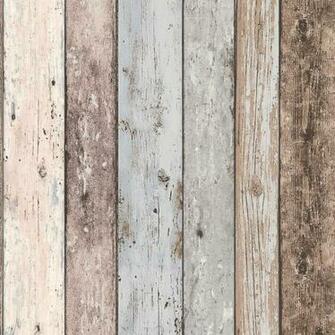 Distressed Wood Panel New England A S Creation Wallpaper
