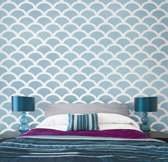 Stencil Mermaid Reusable Stencils For Walls Instead Of Wallpaper