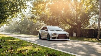 Of Mitsubishi Lancer Evo HD Wallpaper Car