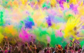 The Holi Festival Of Colors Computer Wallpaper