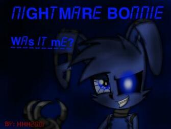 Fnaf Nightmare Bonnie By Hhh2001