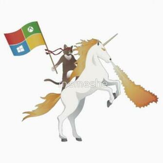Ninja Cat Unicorn Stickers By Memeshe