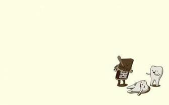 Chocolate With Funny Teeth Wallpaper