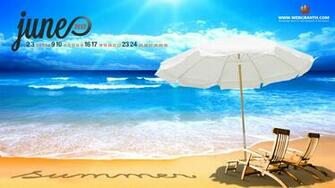 June Calendar Wallpaper Summer HD