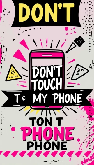 Don T Touch My Phone Wallpaper