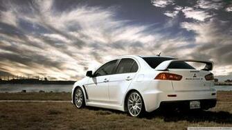 Mitsubishi Evolution X Wallpaper Printed