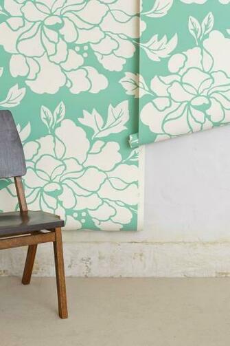 Design Paeonia Wallpaper Anthropologie Home