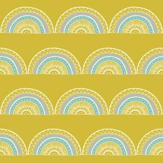 Horseshoe Arch In Yellow Wallpaper Image Courtesy Of Sian Elin