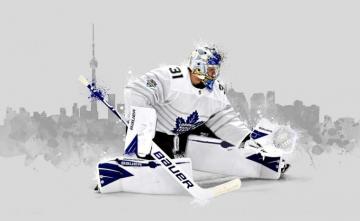 Hockey Goalies Frederik Andersen Wallpaper Mapleleafs