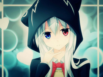Anime Girl Hoodie Picture Wallpaper
