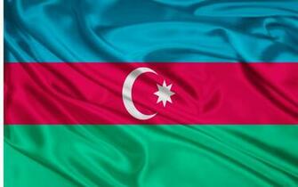 Azerbaijan Flag Wallpaper Stock Photos