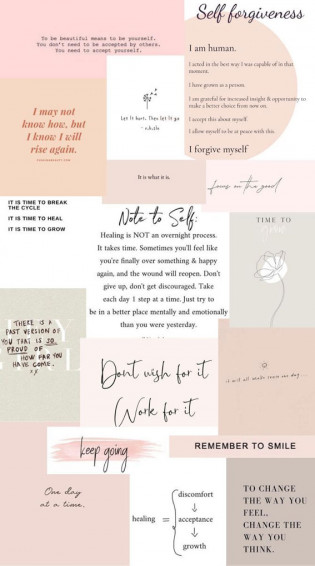 Summer Mood Board Wallpaper Self Forgiveness Fab