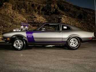 Ford Maverick Muscle Classic Hot Rod Rods Drag Racing Race Engine F
