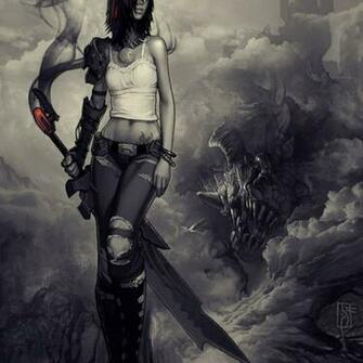 Dragon Slayer iPad Wallpaper