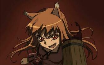 Drunk Holo Spice And Wolf Wallpaper