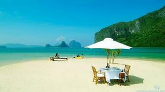 Exotic Beach Wallpaper Top