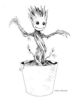 Baby Groot By Tylerkirkham