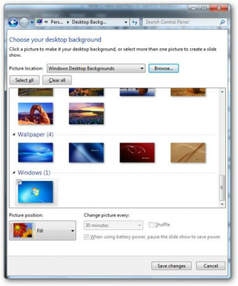 Settings Screen You Can Choose How The Wallpaper Fills