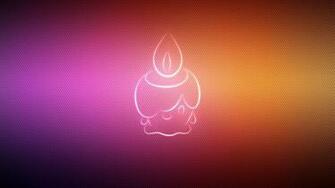 Wallpaper Pink Bright Pokemon Litwick