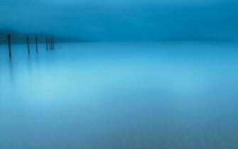 Foggy Lake Wallpaper
