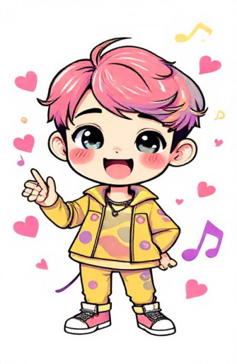 Jungkook Chibi Wallpaper