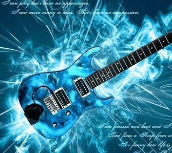 Blue Electric Guitar