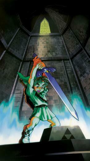 Legend Of Zelda Ocarina Time Mobile Phone Wallpaper