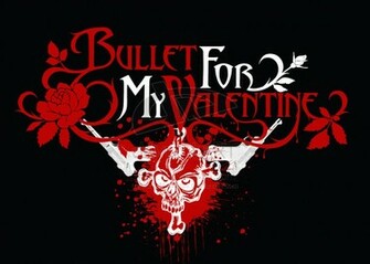 Bullet For My Valentine Logo Wallpaper Grasscloth