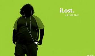 Apple Ilost Fat Guy Desktop Wallpaper