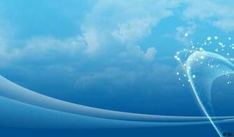 Wallpaper Blue Clean With Clouds X