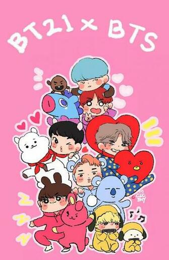Bts X Bt21 Fanart
