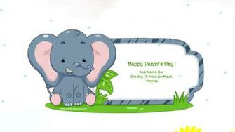 Happy Parents Day HD Wallpaper With Quote