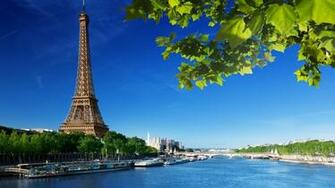 River In Paris The Spring Wallpaper And Image
