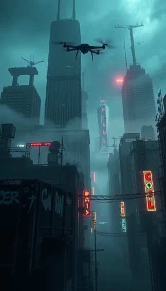Dystopian Phone Wallpaper