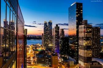 Nowy Jork Usa Wie Owce Rzeka Zach D S O Ca New York
