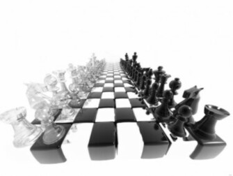 Wallpaper Best Size 3d Black And White Chess