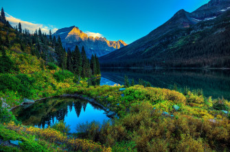 Nature Mountain River Landscape Wallpaper HD